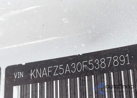 2015 Kia Forte Sx из США, поврежденный, VIN KNAFZ5A30F5387891